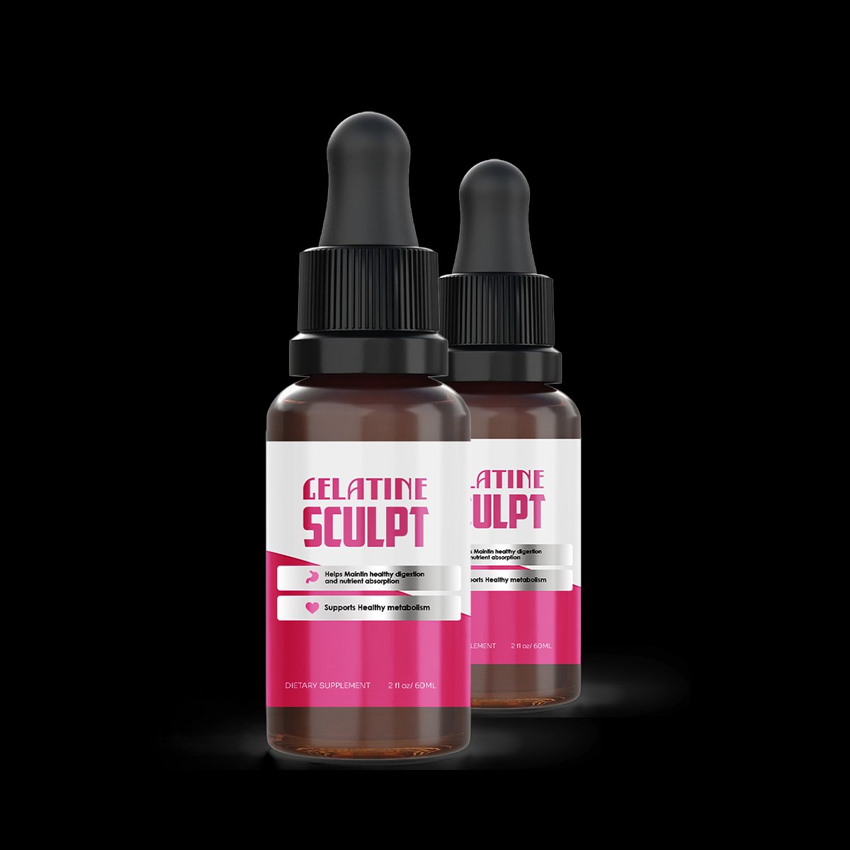 Gelatine Sculpt™ dietary supplement drops